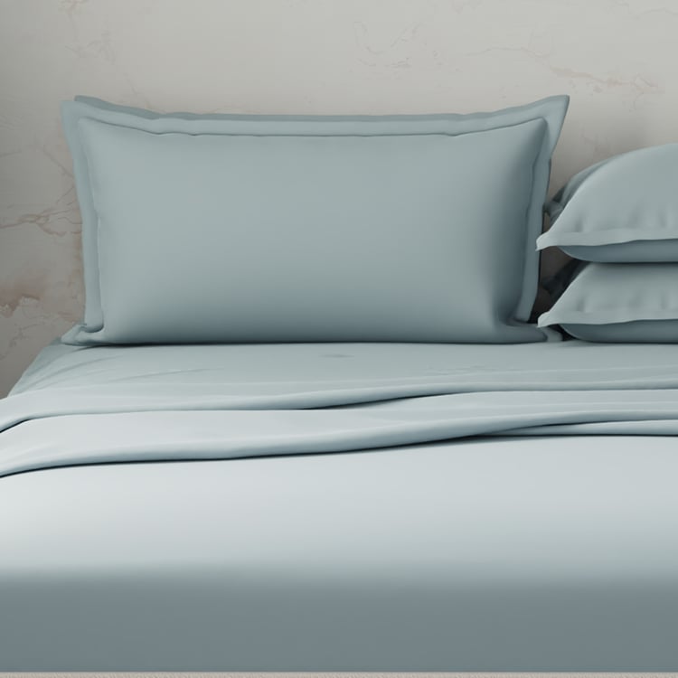 BOUTIQUE LIVING Emblem Cotton 300TC 5Pcs Super King Bedsheet Set