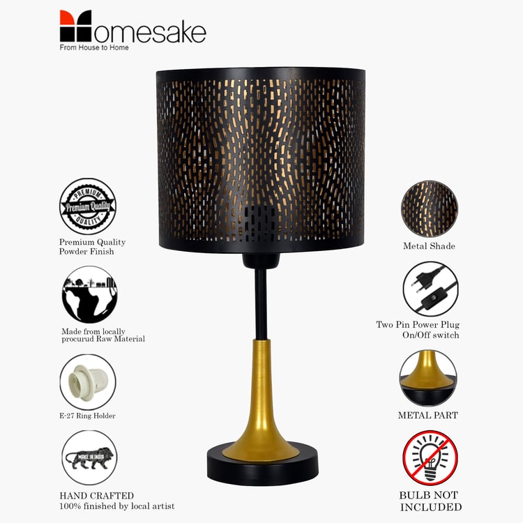 HOMESAKE Metal Table Lamp