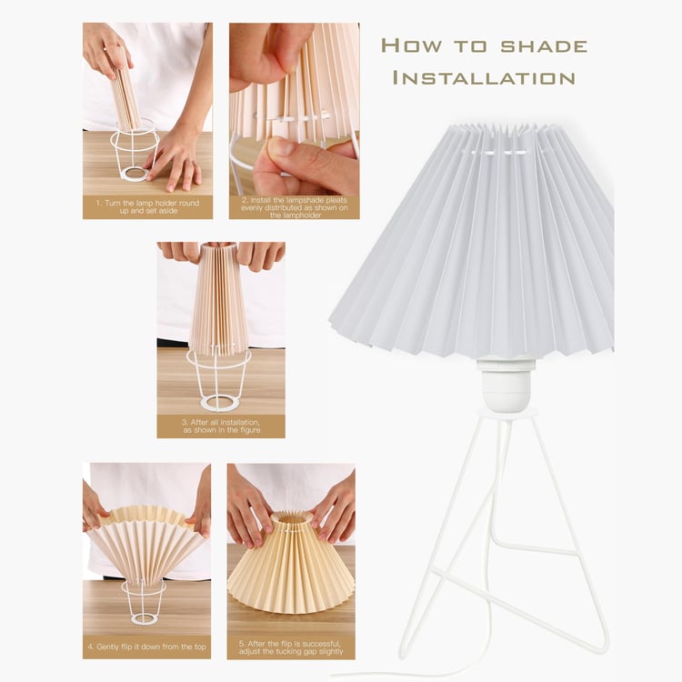 HOMESAKE Metal Table Lamp