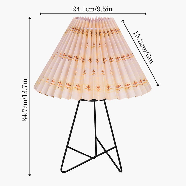 HOMESAKE Metal Table Lamp