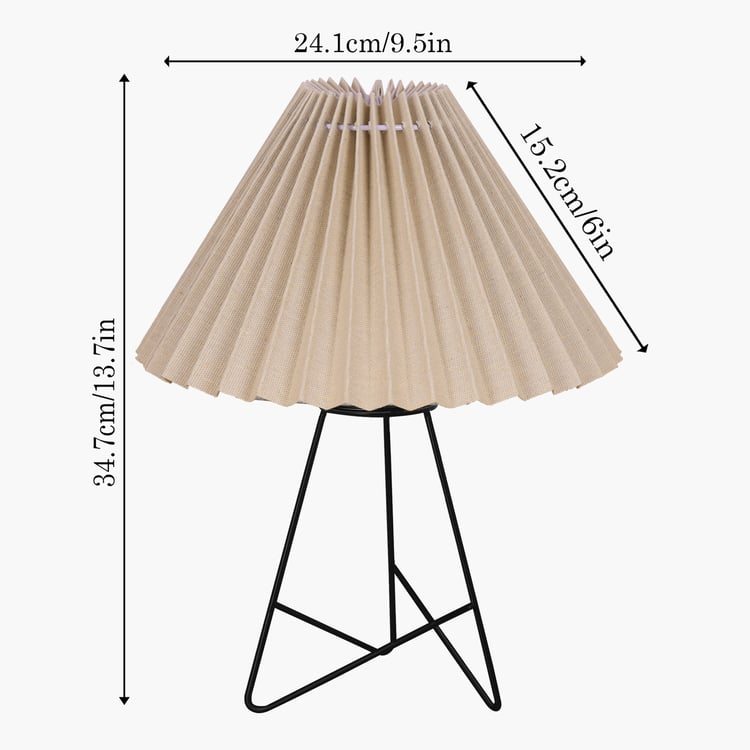 HOMESAKE Metal Table Lamp