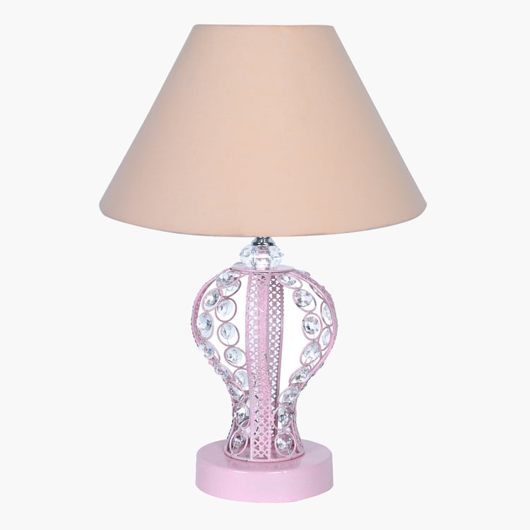 HOMESAKE Metal and Crystal Table Lamp - Small