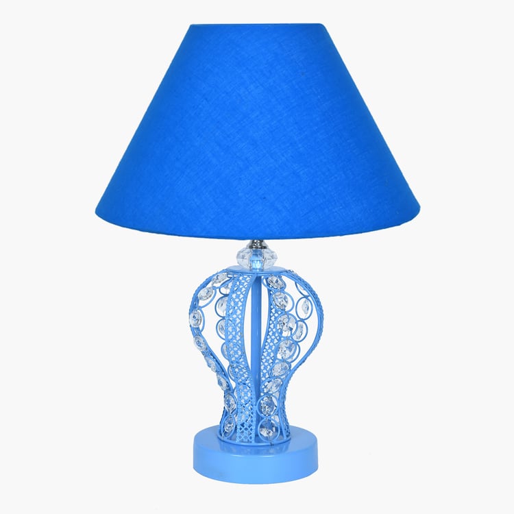 HOMESAKE Metal and Crystal Table Lamp - Small