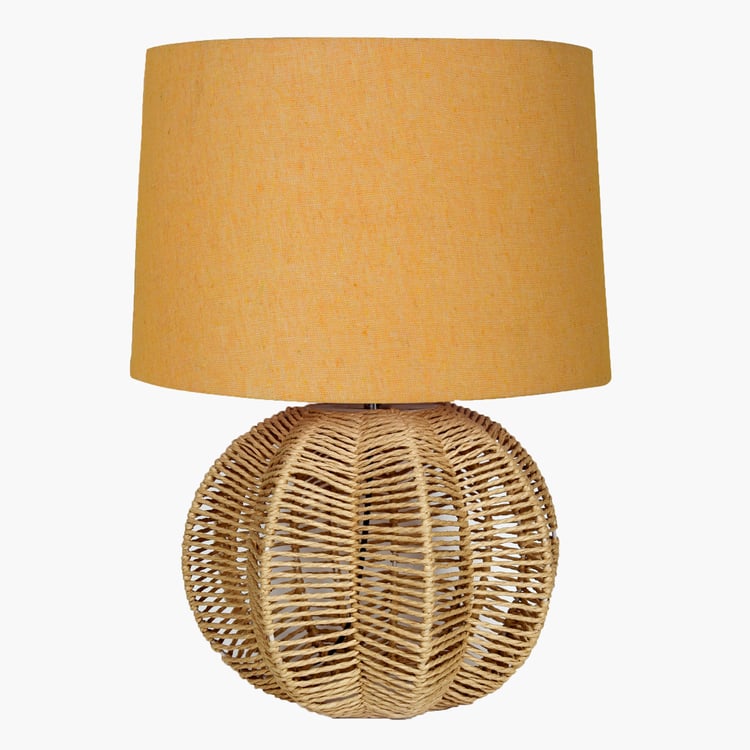 HOMESAKE Raffia Grass Table Lamp