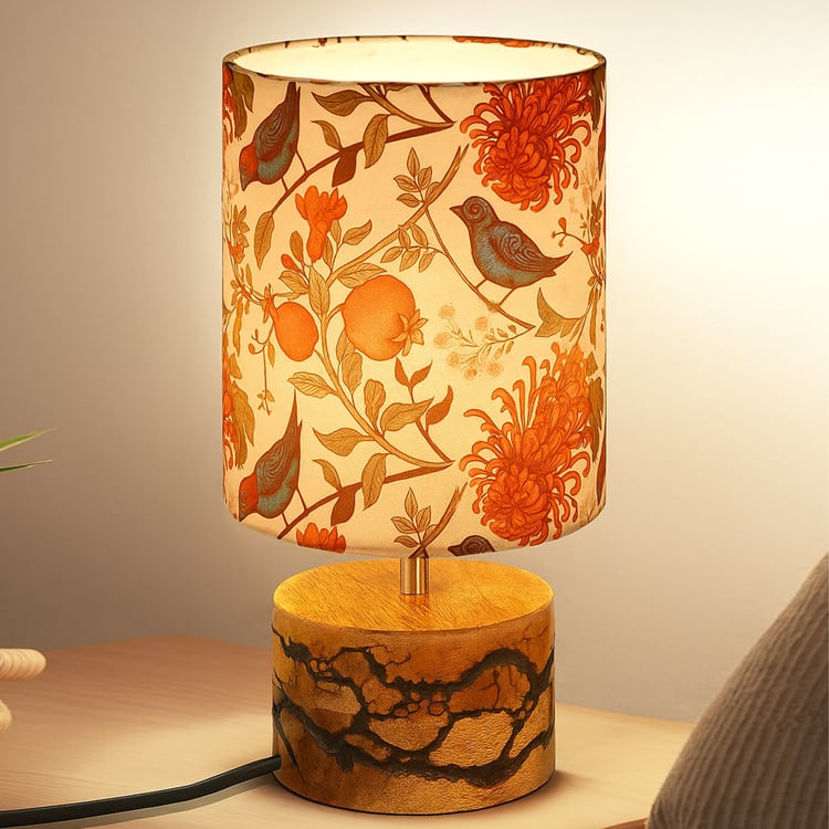 HOMESAKE Wooden Table Lamp
