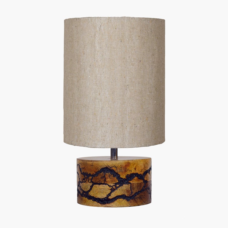 HOMESAKE Wooden Table Lamp