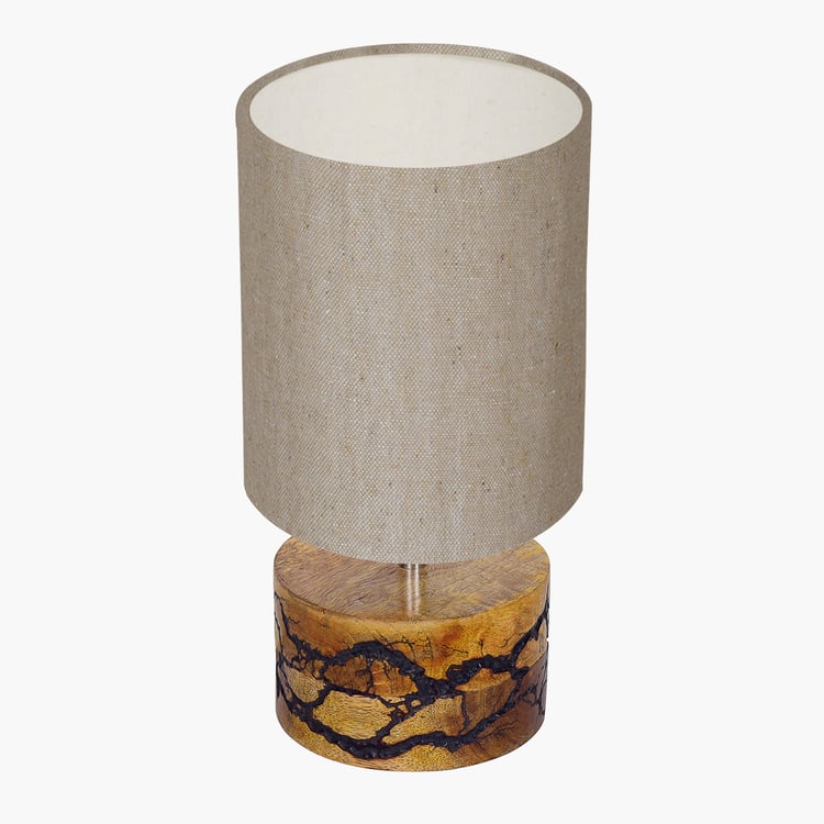 HOMESAKE Wooden Table Lamp