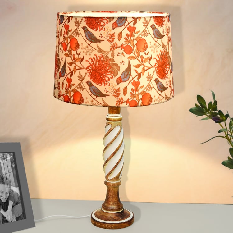 HOMESAKE Wooden Table Lamp