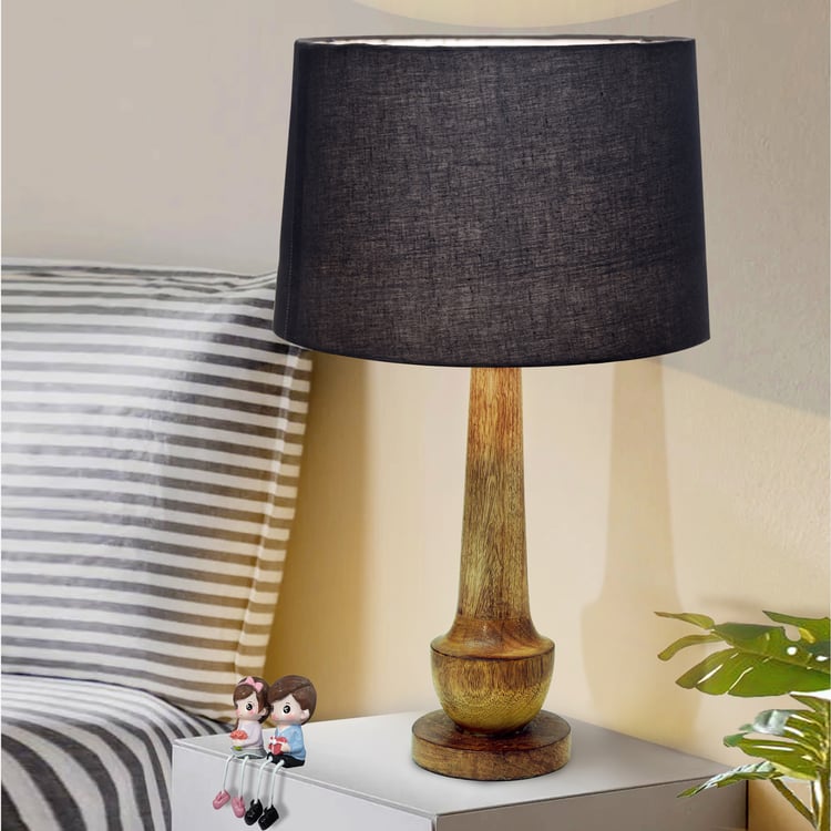 HOMESAKE Wooden Table Lamp