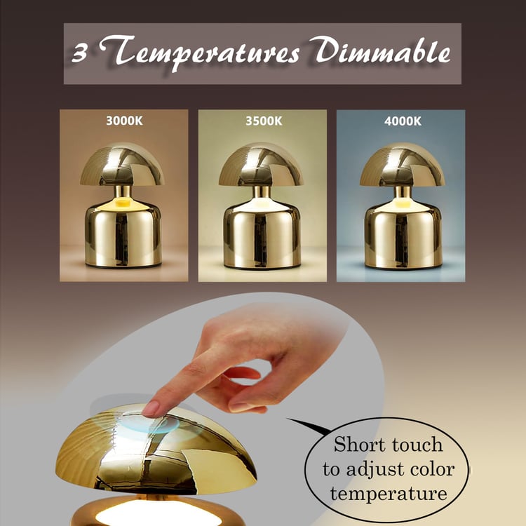 HOMESAKE Metal Touch Table Lamp