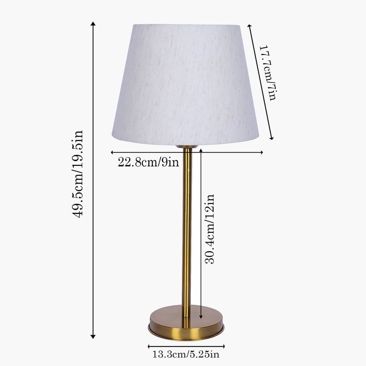 HOMESAKE Metal Table Lamp