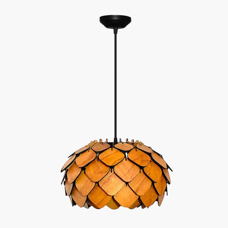 HOMESAKE Wooden Ceiling Lamp