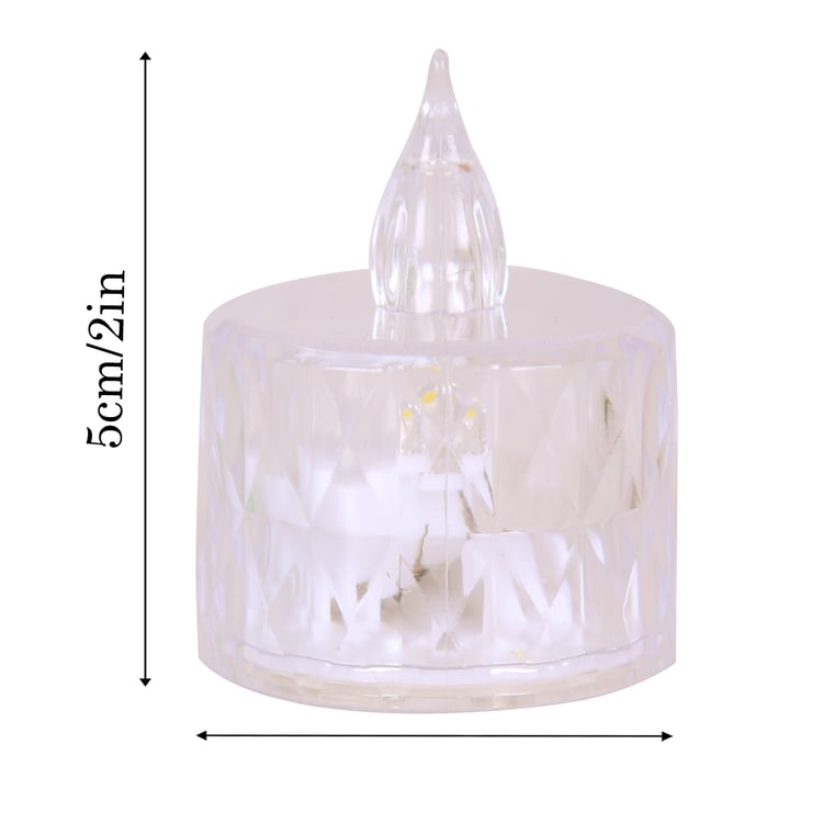 HOMESAKE Set of 4 LED T-Light Candles