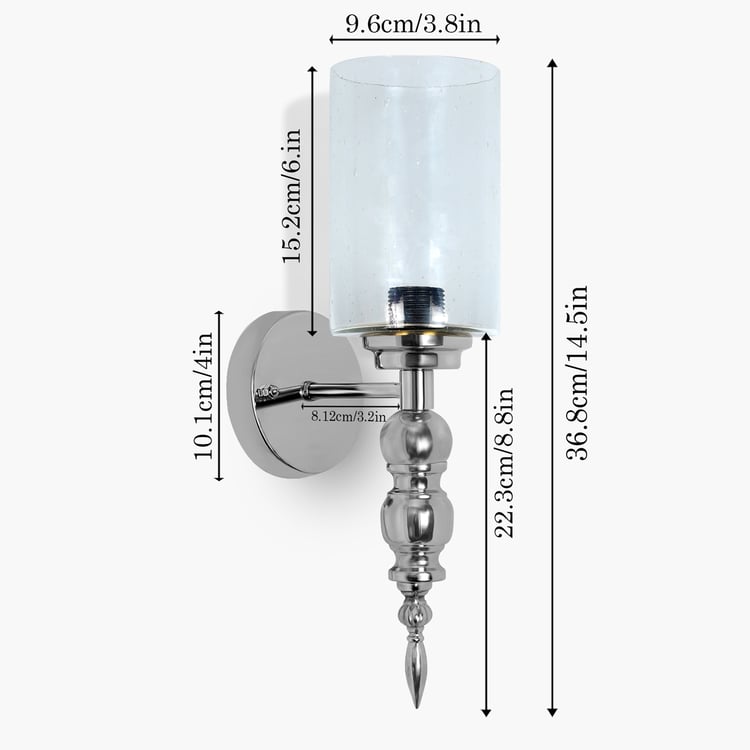 HOMESAKE Set of 2 Metal Wall Lamps