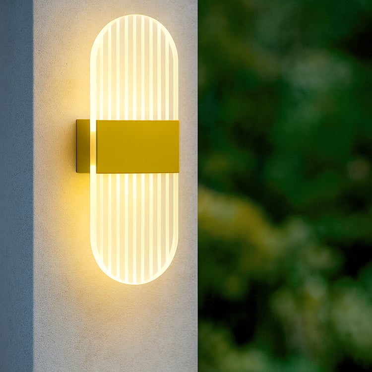 HOMESAKE Acrylic Striped Wall Lamp