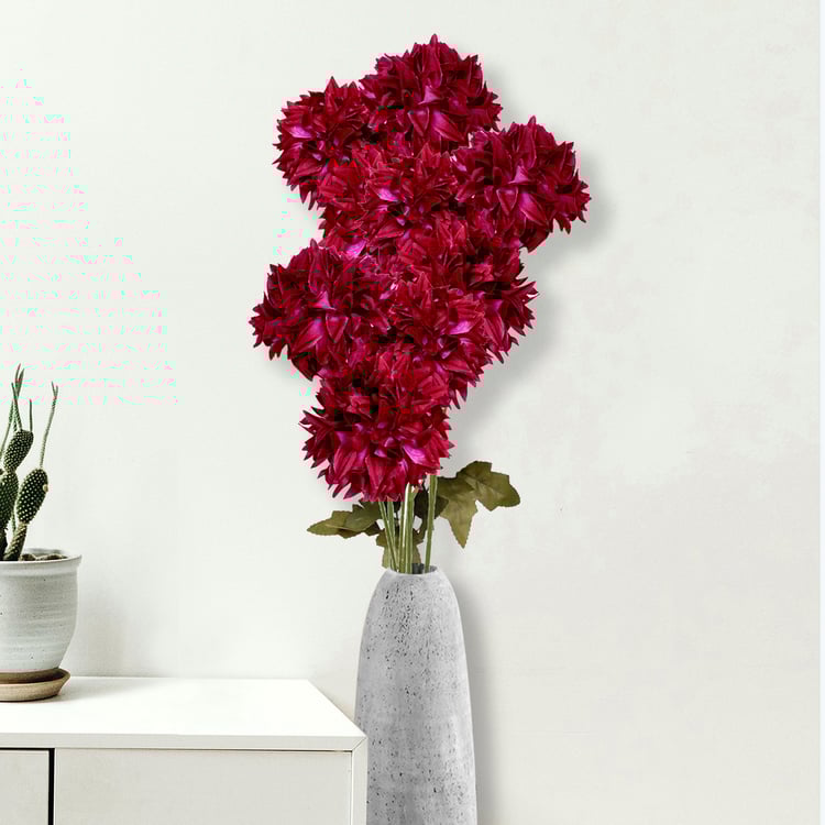 HOMESAKE Set of 2 Artificial Dahlia Flower Stems - 66cm
