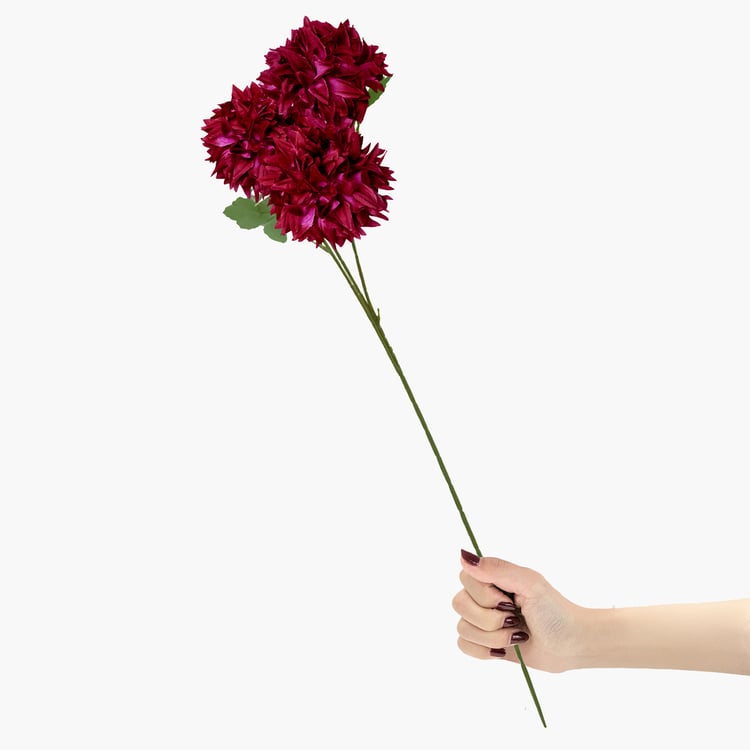 HOMESAKE Set of 2 Artificial Dahlia Flower Stems - 66cm
