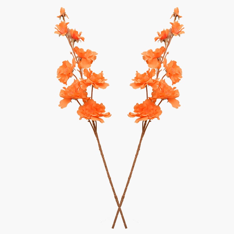 HOMESAKE Set of 2 Artificial Forsythia Sticks - 83.8cm