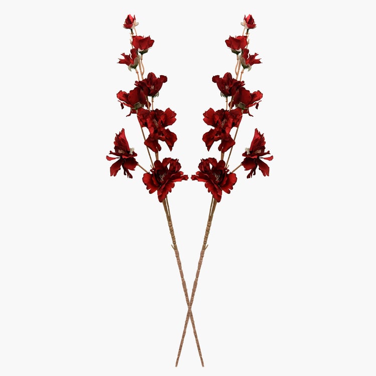 HOMESAKE Set of 2 Artificial Forsythia Sticks - 83.8cm