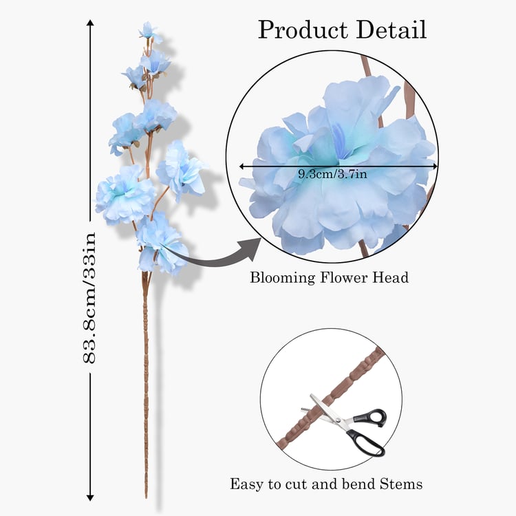HOMESAKE Set of 2 Artificial Forsythia Flower Sticks - 83.8cm
