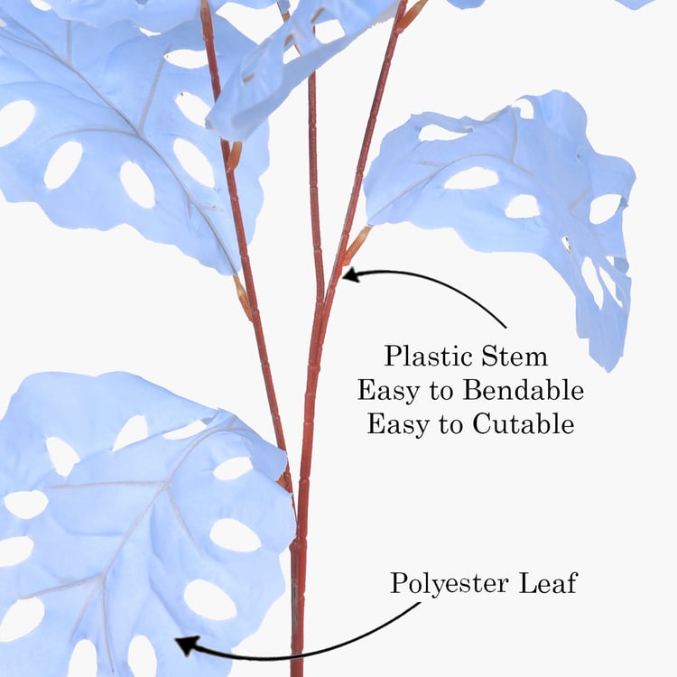 HOMESAKE Set of 2 Artificial Monstera Leaf Sticks - 96.5cm