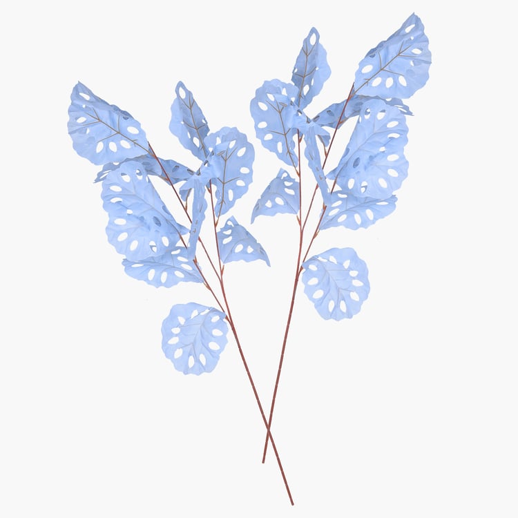 HOMESAKE Set of 2 Artificial Monstera Leaf Sticks - 96.5cm
