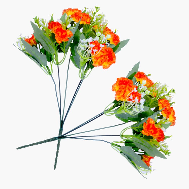 HOMESAKE Set of 2 Artificial Carnation Flower Sticks - 30.4cm