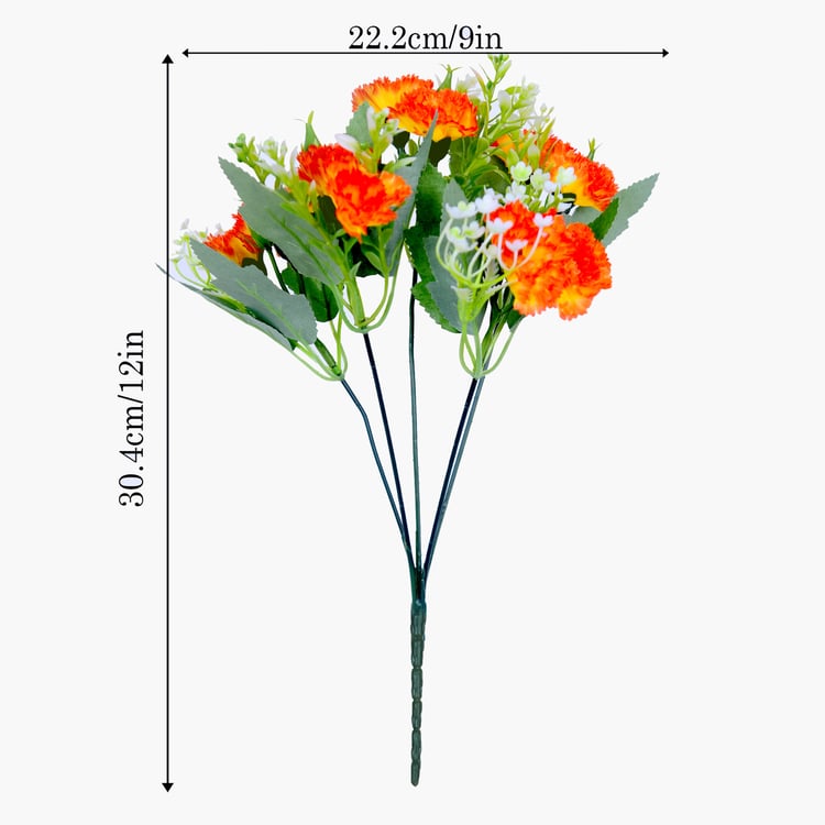 HOMESAKE Set of 2 Artificial Carnation Flower Sticks - 30.4cm