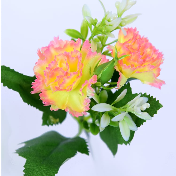 HOMESAKE Set of 2 Artificial Carnation Flower Sticks - 30.4cm