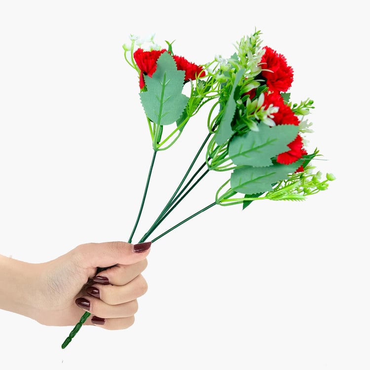 HOMESAKE Set of 2 Artificial Carnation Flower Sticks - 30.4cm