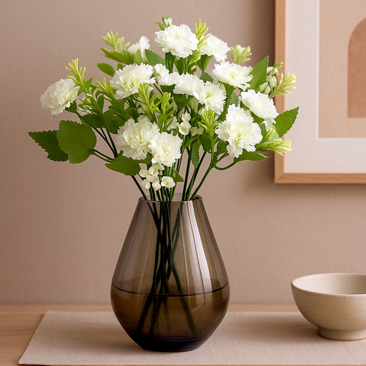 HOMESAKE Set of 2 Artificial Carnation Flower Sticks - 30.4cm