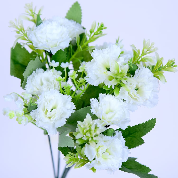 HOMESAKE Set of 2 Artificial Carnation Flower Sticks - 30.4cm