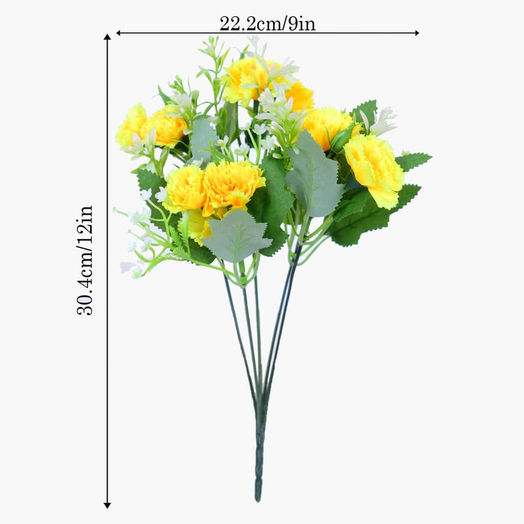 HOMESAKE Set of 2 Artificial Carnation Flower Sticks - 30.4cm