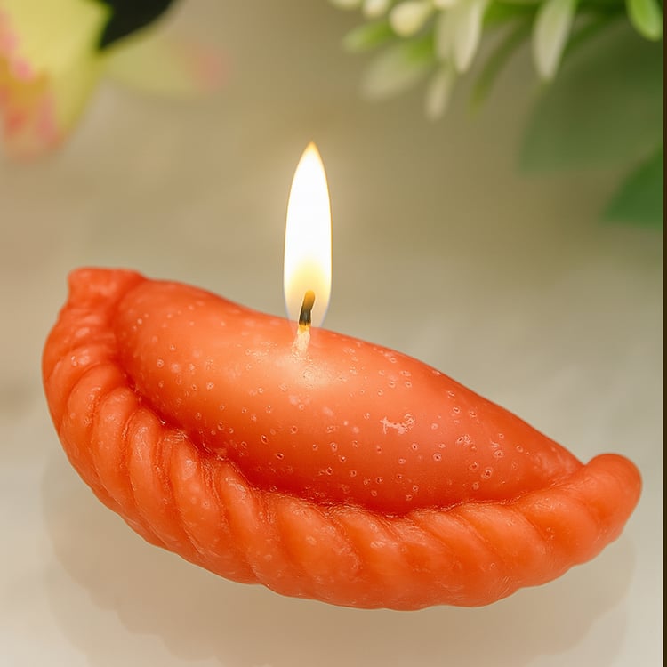 HOMESAKE Set of 4 Scented Indian Sweet Candles