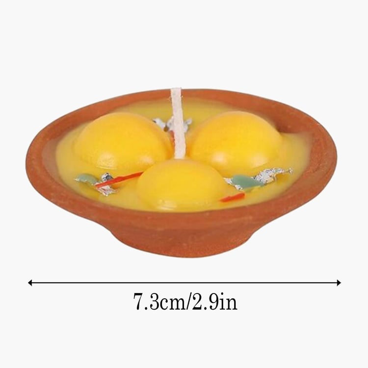 HOMESAKE Set of 2 Scented Rasmalai Candles