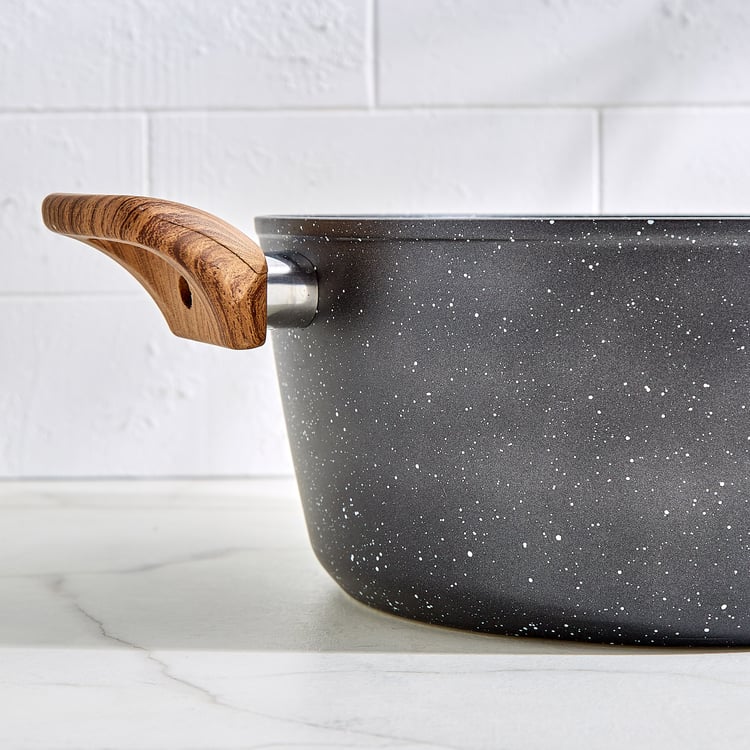 Allure Elbury Lian Aluminium Non-Stick Casserole with Lid - 5.4L