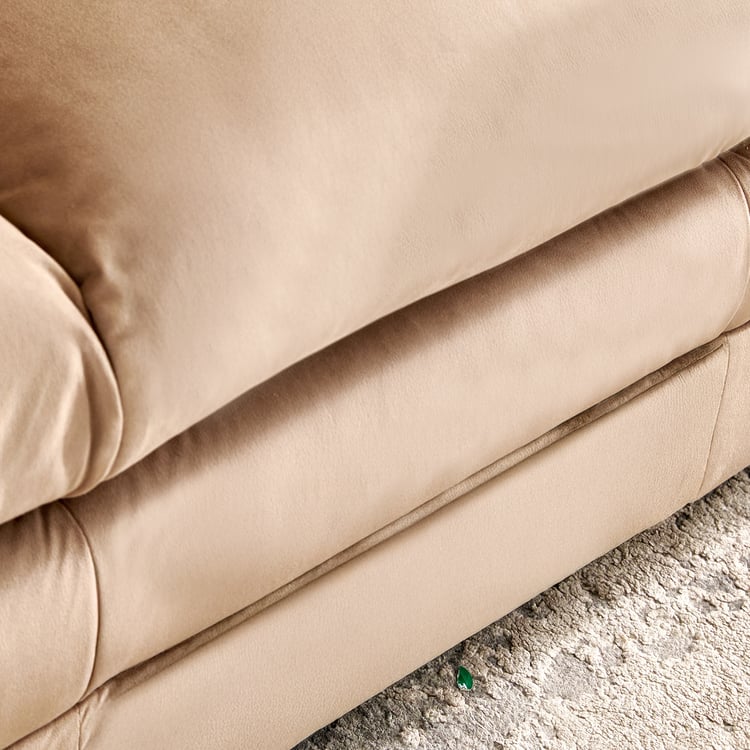 Mojo NXT Velvet 1-Seater Sofa - Beige
