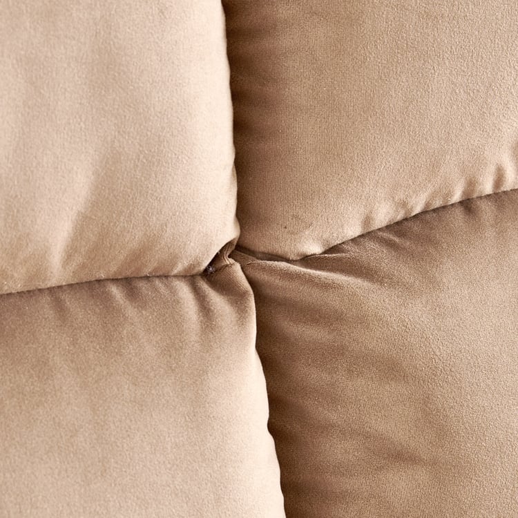 Mojo NXT Velvet 1-Seater Sofa - Beige