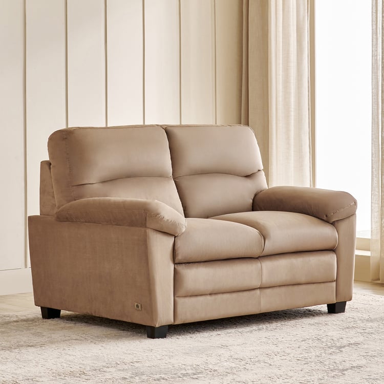 Mojo NXT Velvet 2-Seater Sofa - Brown