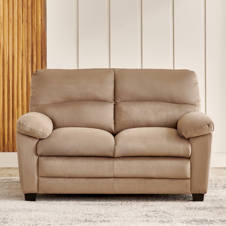 Mojo NXT Velvet 2-Seater Sofa - Brown