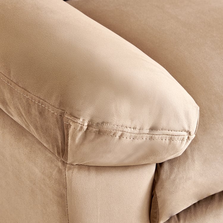 Mojo NXT Velvet 2-Seater Sofa - Brown