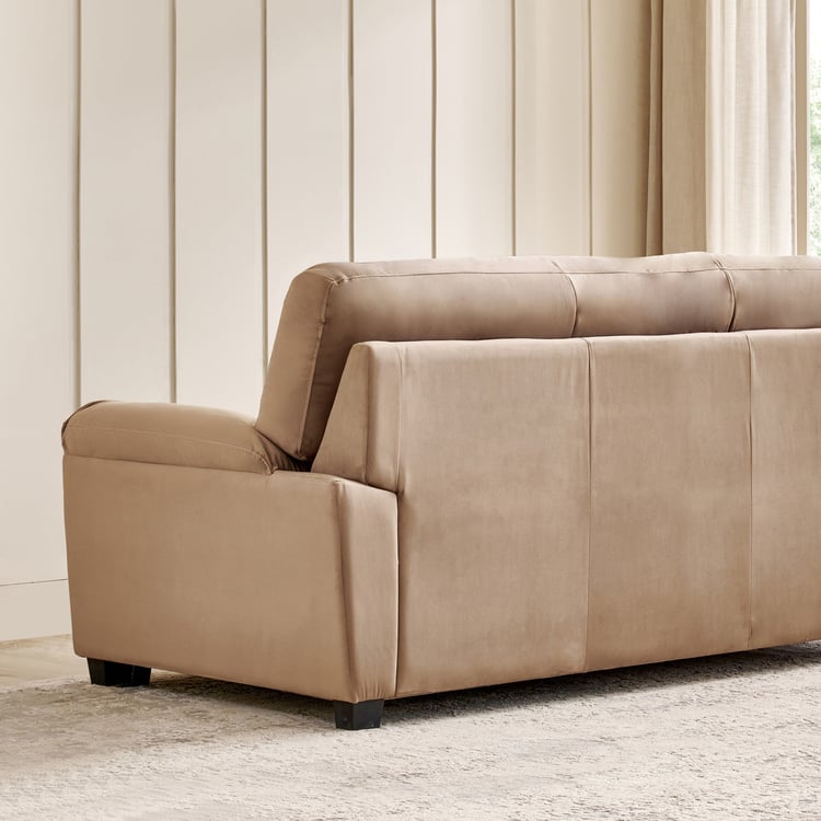 Mojo NXT Velvet 3-Seater Sofa - Brown