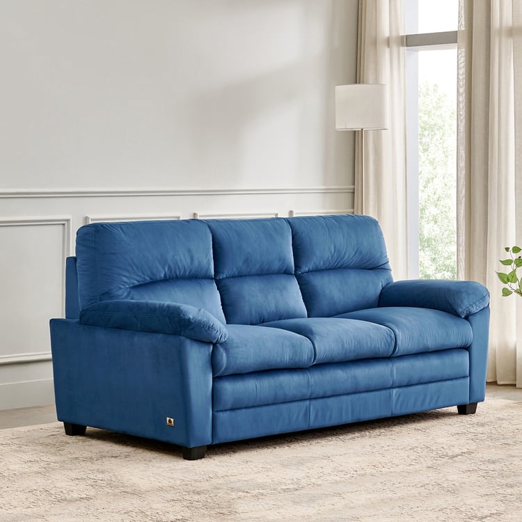 Mojo NXT Velvet 3-Seater Sofa - Blue