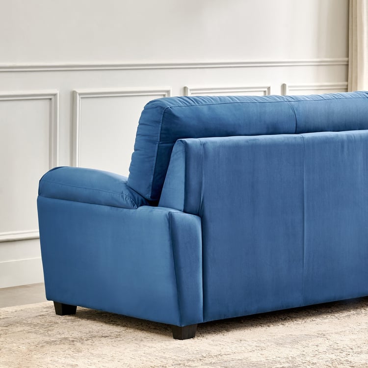 Mojo NXT Velvet 3-Seater Sofa - Blue