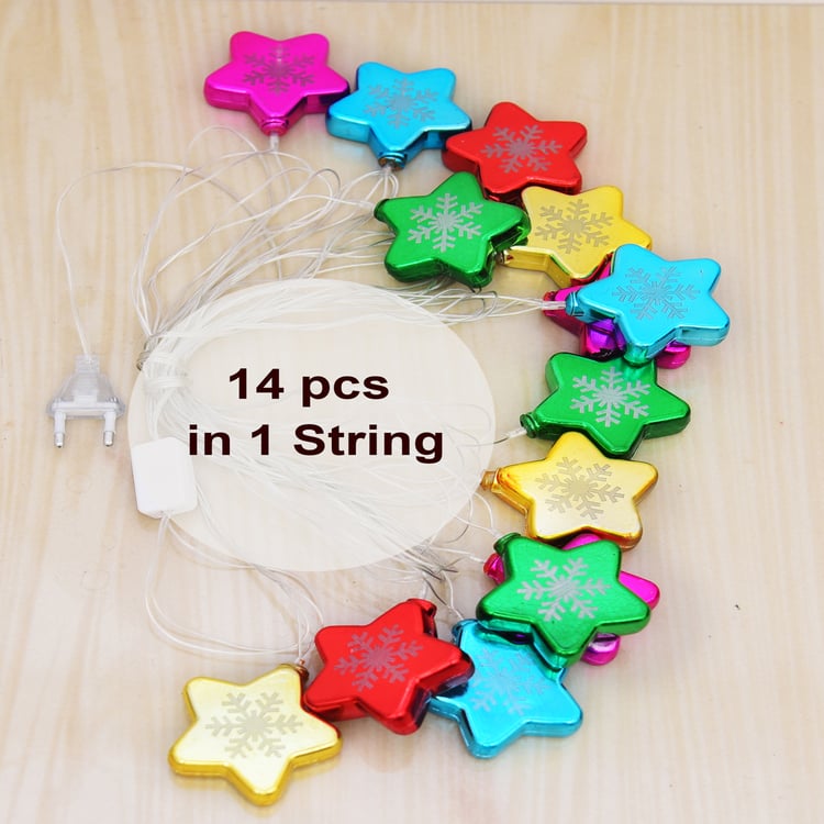 HOMESAKE Star LED String Light - 14 Bulbs