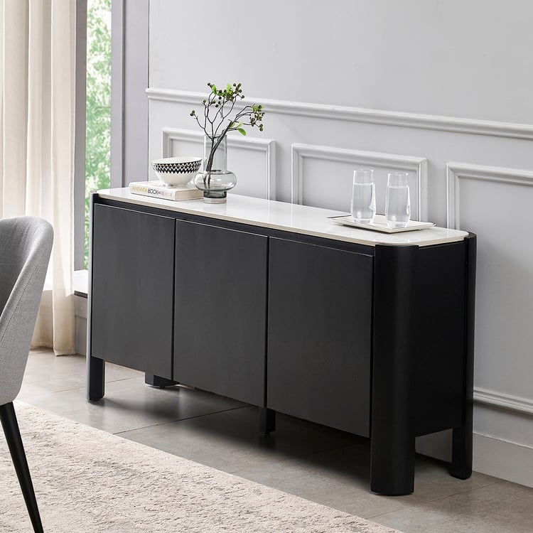 Norway Ceramic Top Sideboard - White