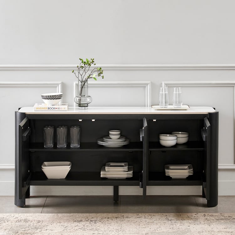 Norway Ceramic Top Sideboard - White