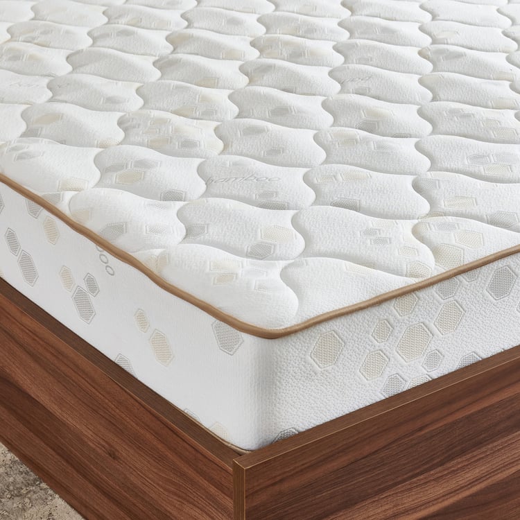 Dreamland Grand 8 Inch Orthopaedic King Mattress with HR Foam, 180x195cm - White