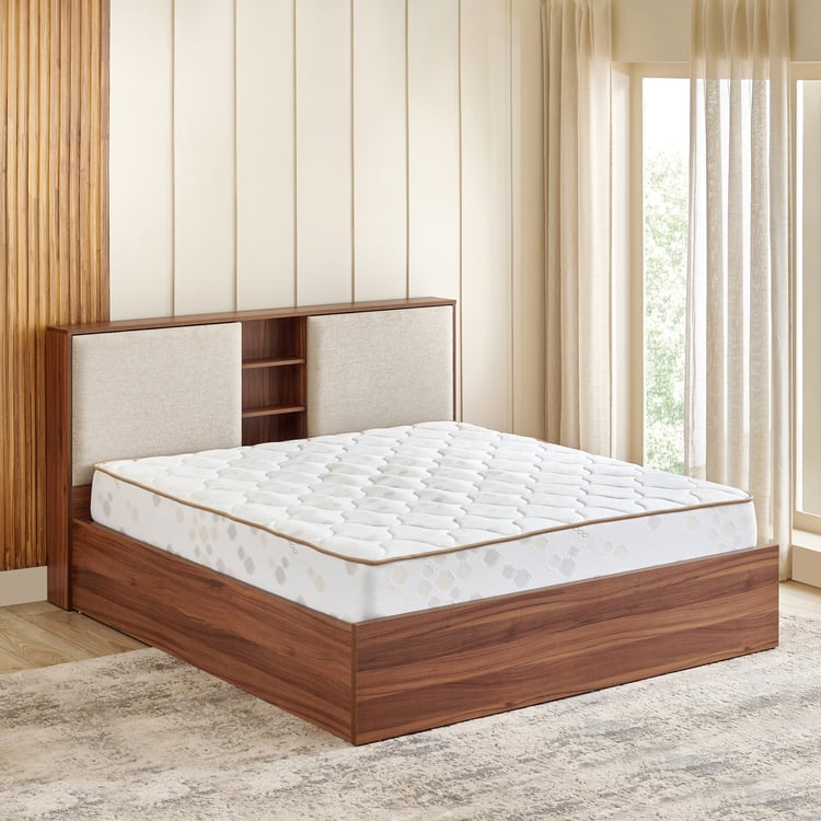 Dreamland Grand 8 Inch Orthopaedic King Mattress with HR Foam, 180x195cm - White