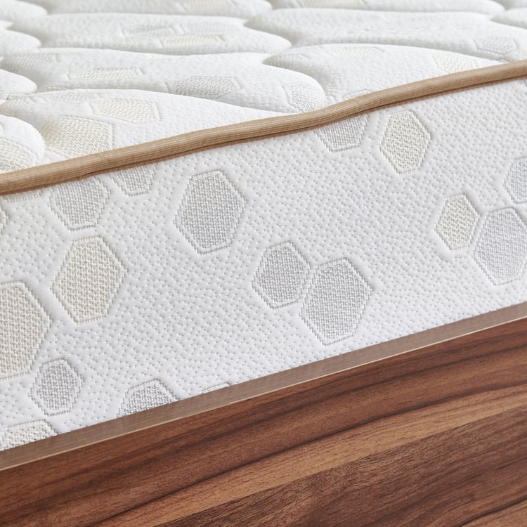 Dreamland Grand 8 Inch Orthopaedic King Mattress with HR Foam, 180x195cm - White